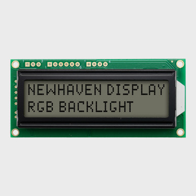 16x2 Character LCD | FSTN+ Serial Display with RGB Backlight