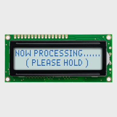 20x2 Character LCD | STN+ Gray Display with Side White Backlight