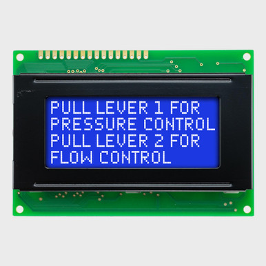 16x4 Character LCD | STN- Blue Display with White Side Backlight