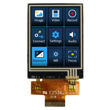 1.8 inch Sunlight Readable SPI Resistive TFT Display