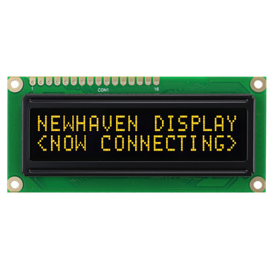 Yellow 16x2 Character OLED Module | KZW Model