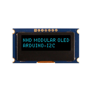 Blue 16x2 Character Modular OLED | Arduino Ready with I2C Interface