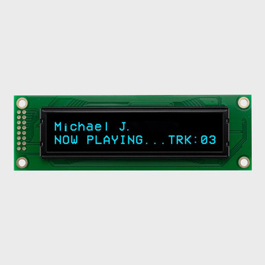 novemk24 ページ Blue 20x2 Character OLED Module