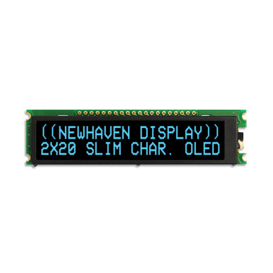 Blue 20x2 Character Slim OLED Module