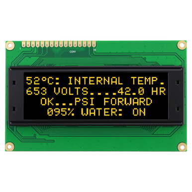 OLED-4x20-Character-Yellow-