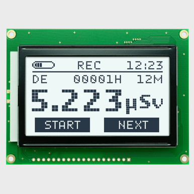 128x64 Graphic LCD Module | FSTN+ model-AZ with White Side Backlight