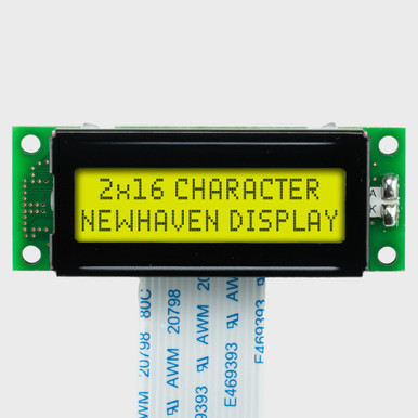 16x2 Character LCD | STN+ Yellow/Green with Side Y/G Backlight and
