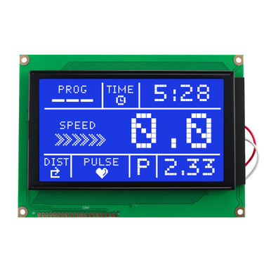 240x128 Graphic LCD Module | STN - Blue with White Backlight