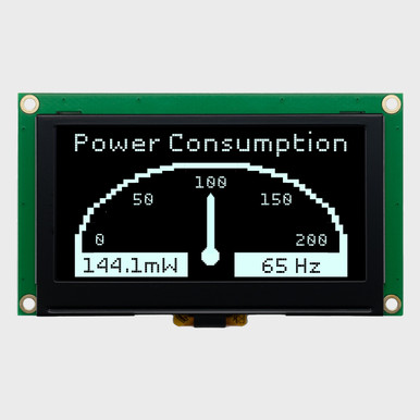 2.7 inch White Graphic OLED Module with Molex Connector