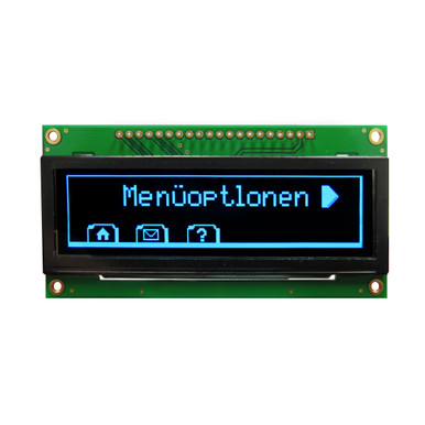 3.12 inch Blue Graphic OLED Module with Multi-font IC