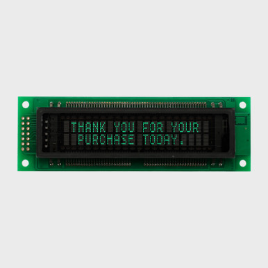 2x20 Character VFD Module | 5x8 Dot Matrix with Controller