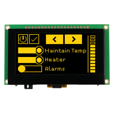 user_e6c1efbdです OLED-2.7-Graphic-Yellow-Module