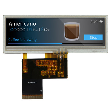 shsat4ページ 3.9 Bar-Type TFT 480x128px IPS Display + Resistive Touchscreen
