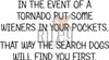 Tornado Advice