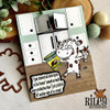 Basic Dress Up Cows - clear stamps set of 2