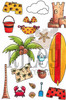 Dress Up Riley - Beach  Accessories Clear Stamp Set