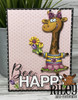 Basic Dress Up Giraffe - clear stamp set (set of 2)