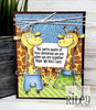 Basic Dress Up Giraffe - clear stamp set (set of 2)