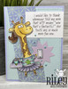 Basic Dress Up Giraffe - clear stamp set (set of 2)