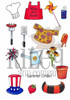 Dress Up Riley - Summer Fun Accessories Clear Stamp Set