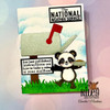 Basic Dress Up Pandas - clear stamps set of 2