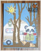 Basic Dress Up Pandas - clear stamps (set of 2)