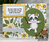 Basic Dress Up Pandas - clear stamps set of 2