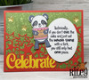 Basic Dress Up Pandas - clear stamps set of 2