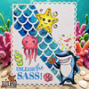 Ocean Cuties clear stamp set