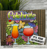 Cocktails clear stamp set