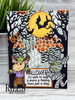 Moon and Bats (set of 4)
