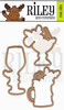 Riley Cool Cocktails die set (set of 3)