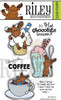Riley-Cocoa, Coffee and Sundae clear stamp set