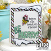Candy Cane Frame clear stamp set