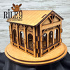 Jingle Bell Barn Wood Kit 2026 - Santa's Village Collection
