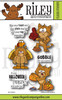Hank Does Fall clear stamp set