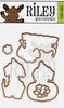 Woody and Hazel Jean Fall Fun die set (set of 5)