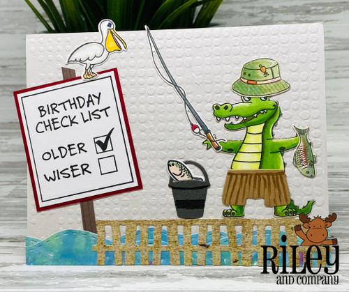 Dress Up Riley - Gone Fishing Die Set  (set of 10)