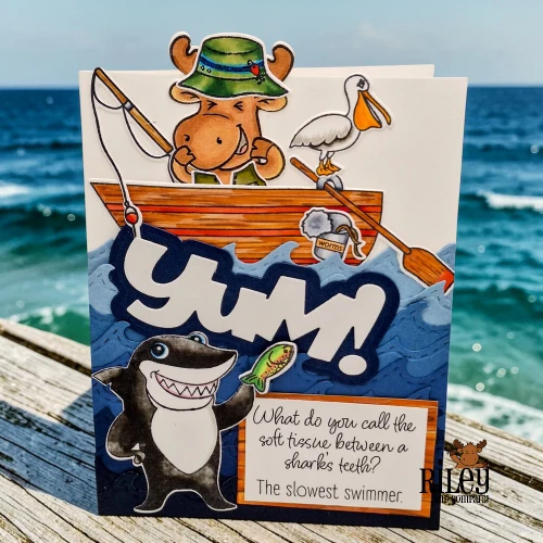 Dress Up Riley-Gone Fishing die set (set of 10)