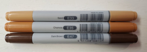 Set of Three Ciao Copic Markers