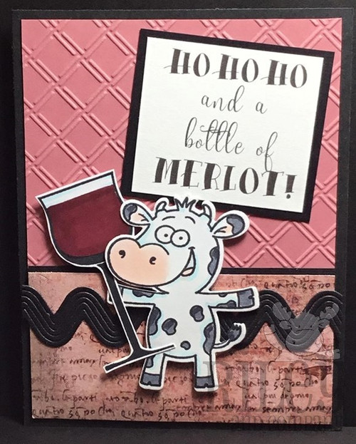 And a bottle of Merlot