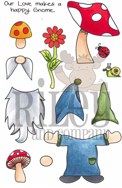 Dress Up Riley - Gnome Clear Stamp set Dress Up Riley - Gnome Clear Stamp set