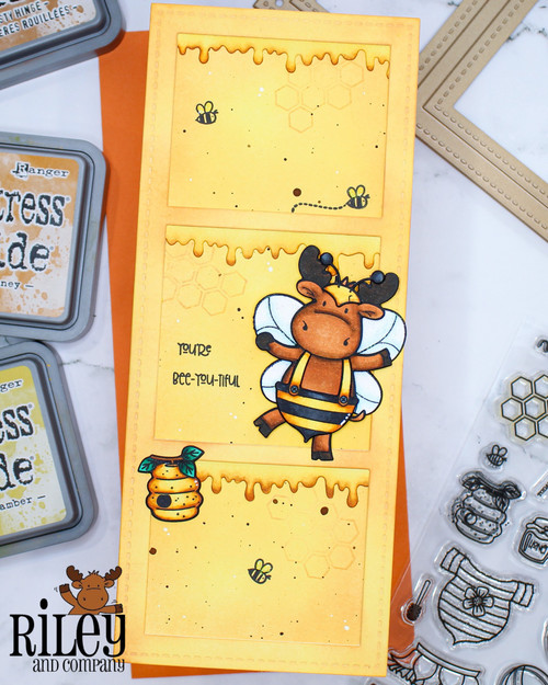 Dress Up Riley-Bumble Bee die set (set of 18)