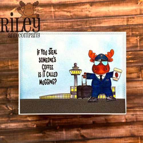 Basic Dress Up Riley - Clear Stamp set (set of 2 stamps)