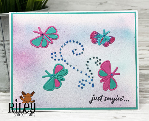 Butterfly Swirls die