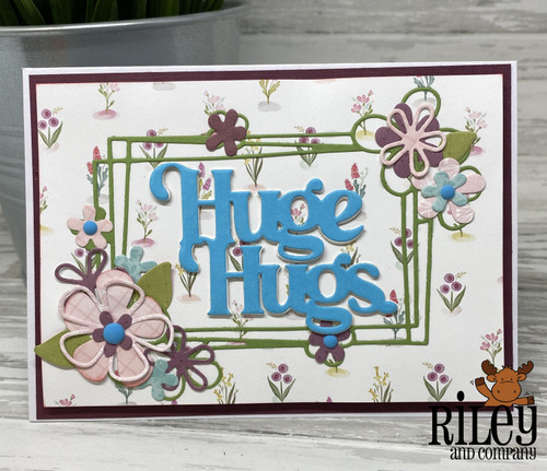 Floral Stacked Frames die