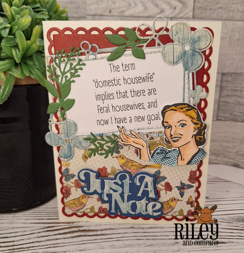 Floral Stacked Frames die