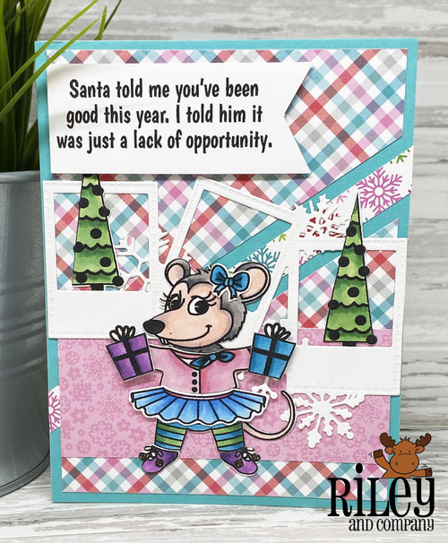 Dress Up Riley - Holly Jolly dies (set of 12)