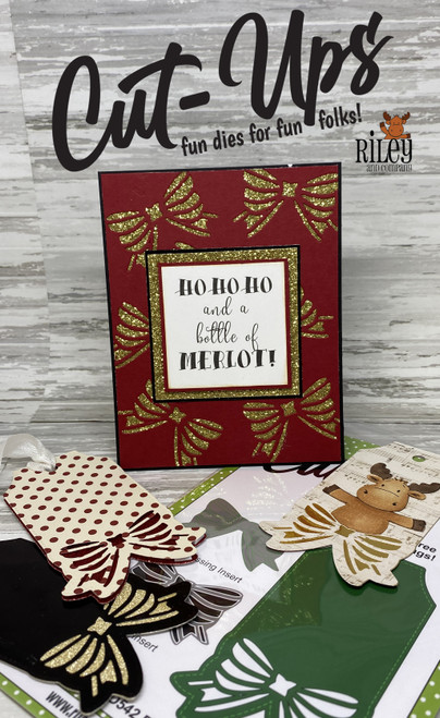 Christmas Tag - Bow Christmas Tag - Bow