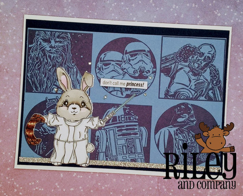 Dress Up Riley - Galaxy Far, Far Away clear stamp set